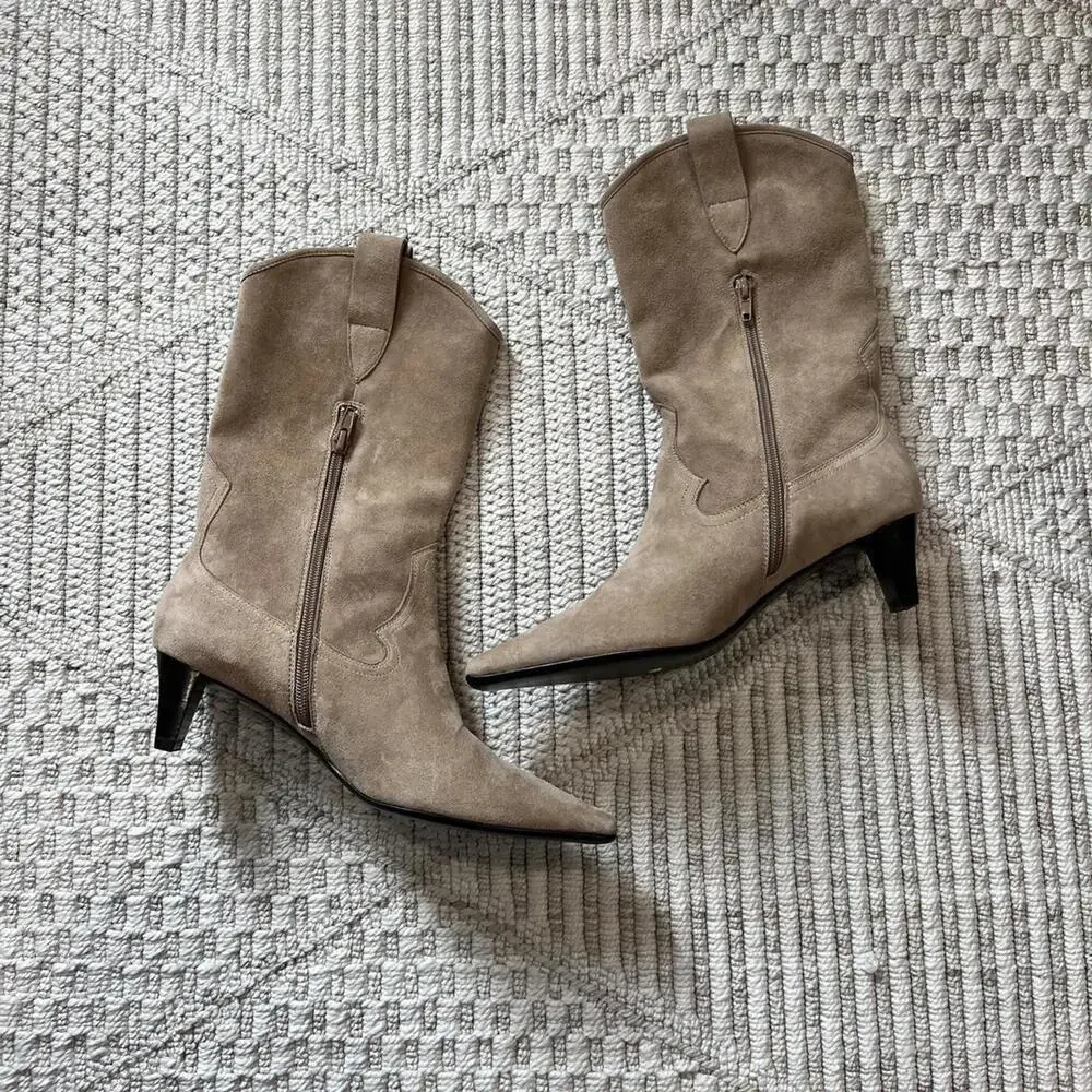 Jeffrey Campbell Women's Mulhall Western Booties